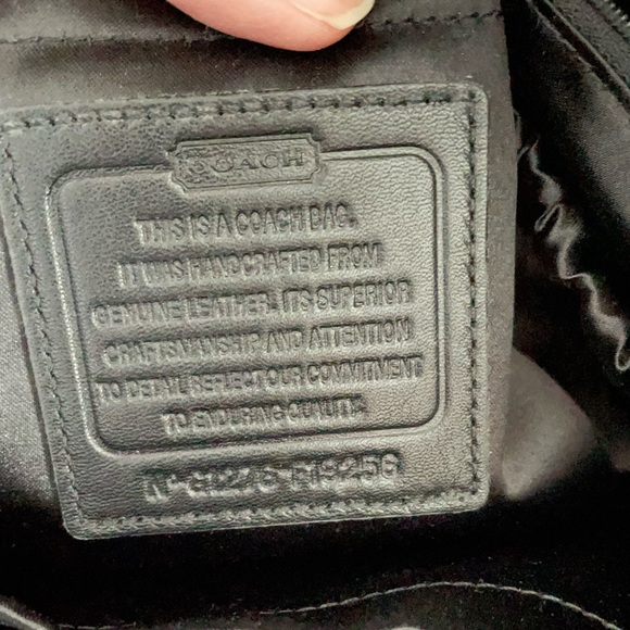 Black Coach briefcase/baby bag - Picture 2 of 4